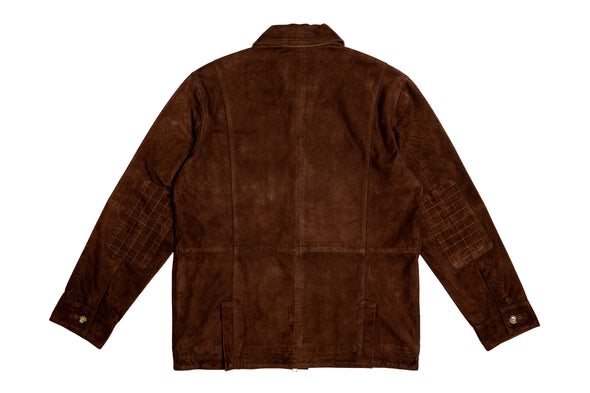 Greystone Lightweight Goat Suede Safari Jacket - Walnut