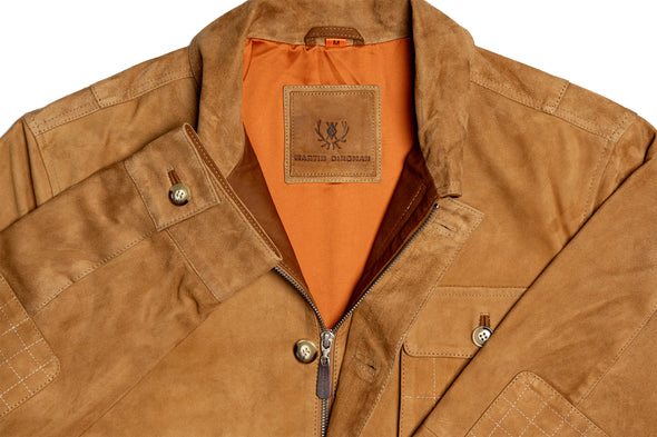 Greystone Lightweight Goat Suede Safari Jacket - British Tan