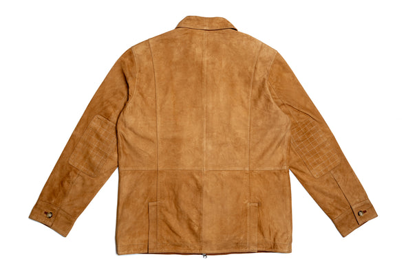 Greystone Lightweight Goat Suede Safari Jacket - British Tan
