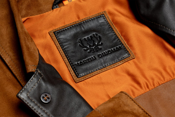 Yorkshire Lightweight Goat Suede Shirt Jacket - Snuff
