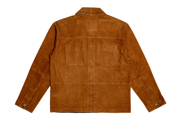 Yorkshire Lightweight Goat Suede Shirt Jacket - Snuff