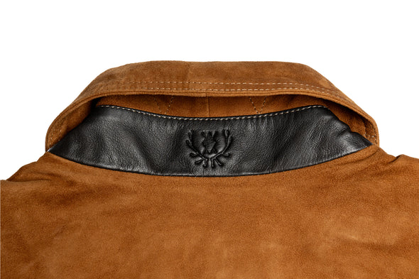 Yorkshire Lightweight Goat Suede Shirt Jacket - Snuff