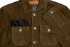 Yorkshire Lightweight Goat Suede Shirt Jacket - Olive