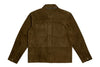 Yorkshire Lightweight Goat Suede Shirt Jacket - Olive