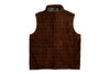 Northumberland Lightweight Goat Suede Vest - Walnut