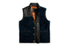 Northumberland Lightweight Goat Suede Vest - Navy