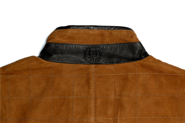 Northumberland Lightweight Goat Suede Vest - Snuff
