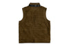 Northumberland Lightweight Goat Suede Vest - Olive