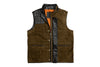 Northumberland Lightweight Goat Suede Vest - Olive