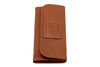 Sarasota Italian Saddle Leather Eyeglass Case - Russet