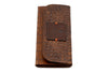 Sarasota Hand Finished Alligator Grain Eyeglass Case - Chestnut