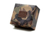 Sarasota Italian Saddle Leather Eyeglass Valet - Grey Camo