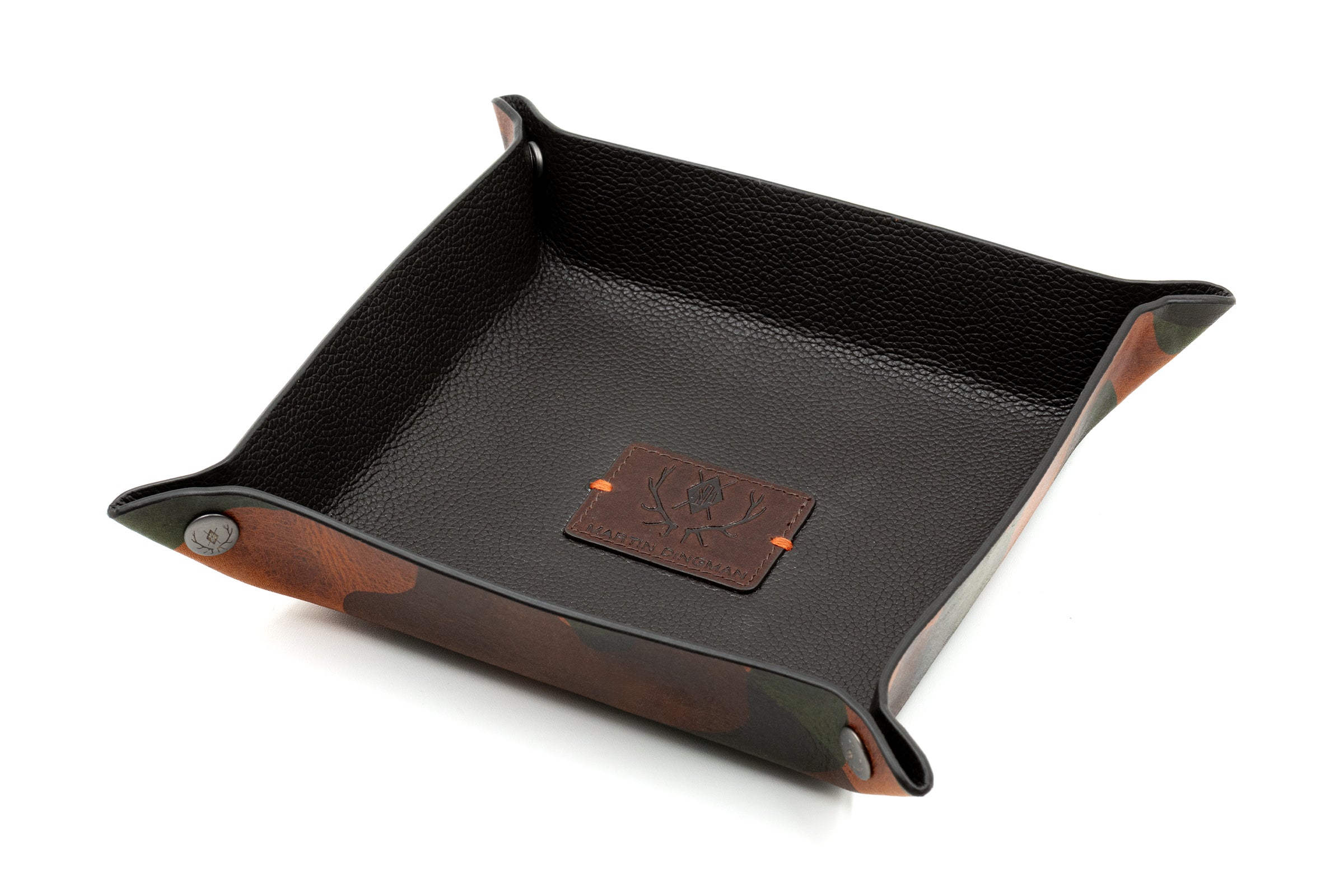 Windsor Italian Saddle Leather Dresser Valet - Camo Windsor Italian Saddle Leather Dresser Valet - Camo