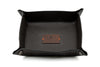 Windsor Alligator Grain Leather Dresser Valet - Walnut