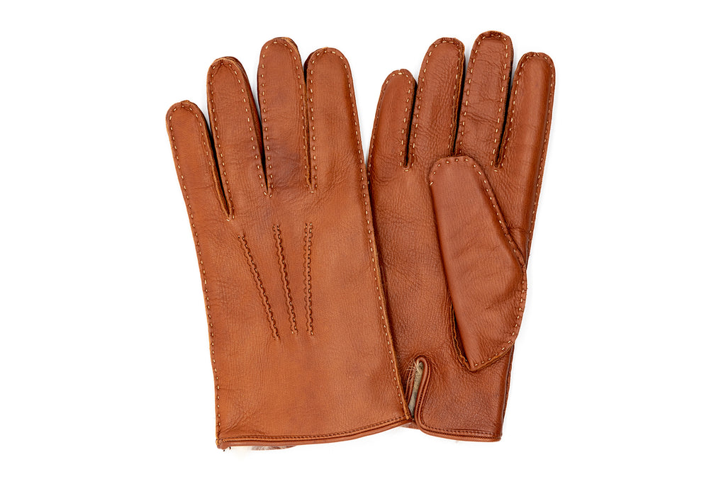 Native American Deerskin Gloves - Russet | Martin Dingman