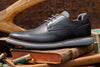 Countryaire Hand Stained Dress Calf Leather Wingtip - Black - Side