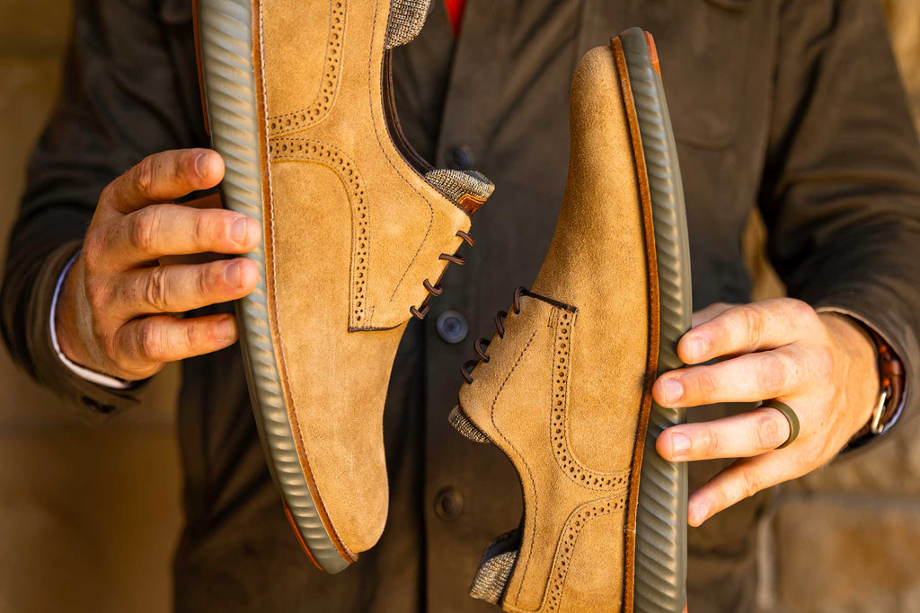 Countryaire Suede Plain Toe - Khaki