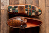 Monte Carlo Alligator Grain Horse Bit Driving Loafers - Chestnut