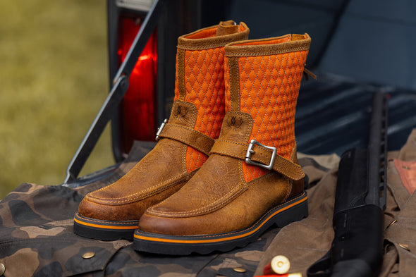 Llewellin Water Buffalo Pro Guide Boots - Burnt Cedar