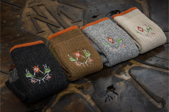 Royal Sporting Alpaca Yarn and Pima Cotton Socks - Heather Grey
