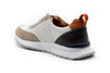 Dawson Glove Leather Sneakers - White/Sand - back
