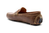 Monte Carlo Water Buffalo Penny Driving Loafers - Oak - back