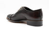 Tuscan Hand Finished Italian Calf Leather Cap Toe - Espresso - Back