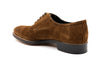 Tuscan Italian Calf Suede Leather Cap Toe - Snuff - Back