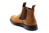 Windsor Nubuck Chelsea Boots - Caramel - back