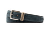 Bermuda Braid Nubuck Belt - Ocean