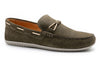 Bermuda Nubuck Braided Bit Loafers - Moss - Side