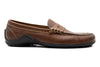 Bill American Bison Penny Loafers - Chestnut - Side