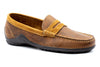 Bill Safari Wild African Kudu Leather Penny Loafers - Mocha - Side