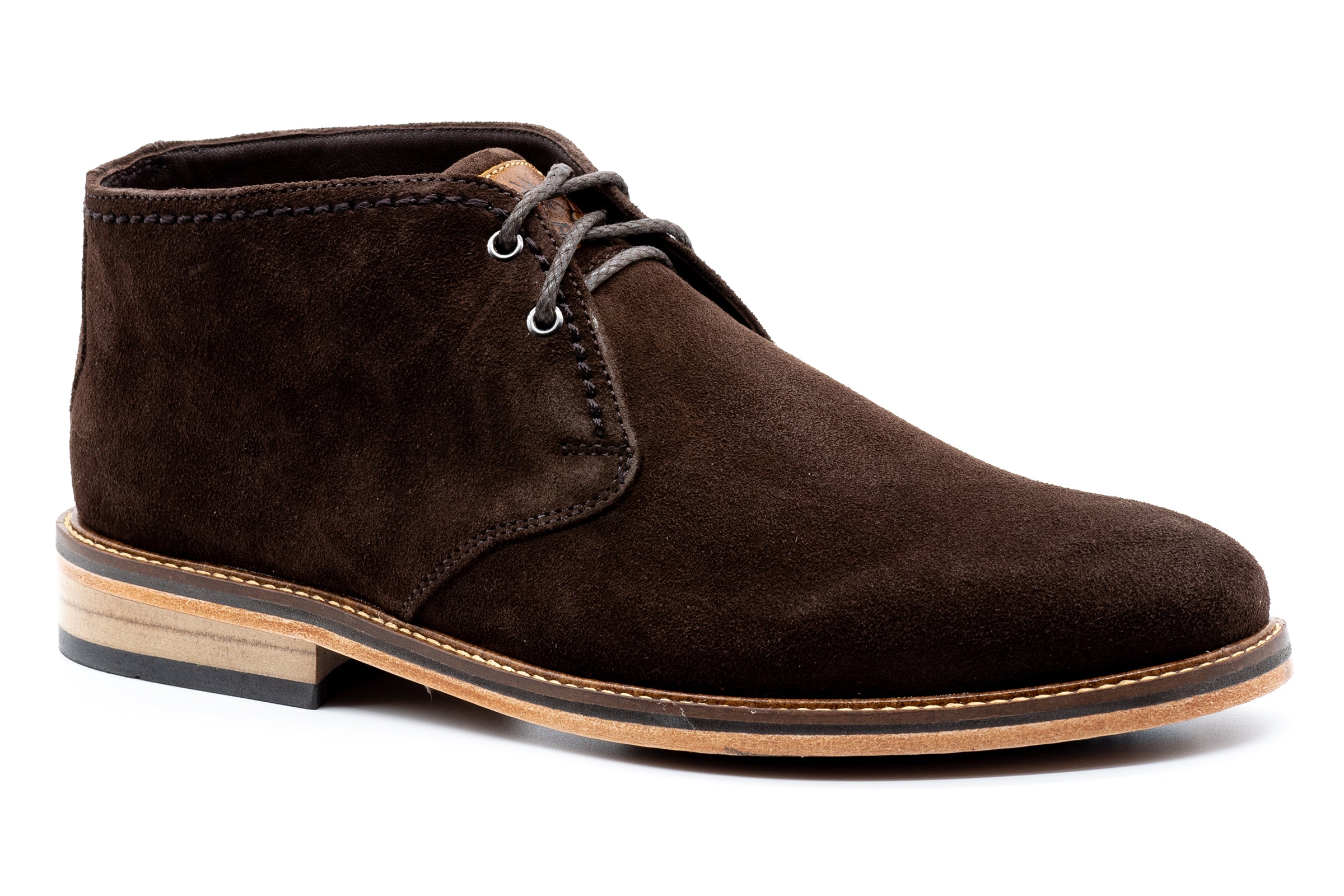 Ernest Safari Kudu Suede Chukka Boots - Walnut | Martin Dingman