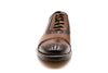 Tuscan Hand Finished Italian Calf Leather Cap Toe - Mocha - Front