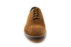 Tuscan Italian Calf Suede Leather Cap Toe - Snuff - Front