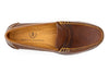 All American Pebble Grain Water Buffalo Leather Penny Loafers - Oak - Insole