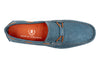 Bermuda Nubuck Braided Bit Loafers - Ocean - insole