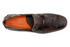 Bermuda Oiled Saddle Leather Braided Bit Loafers - Camo - Insole