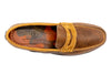 Bill Safari Wild African Kudu Leather Penny Loafers - Mocha - Insole