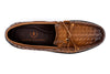 JAMESON CALF SKIN BOW TIE LOAFERS - PECAN - Insole