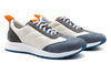 Marathon Lightweight Nylon Sneakers - Bone/Marine