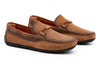 BERMUDA PEBBLE GRAIN BRAIDED BIT LOAFERS - OLD SADDLE