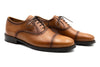 Cambridge Calf Leather Cap Toe - Whiskey