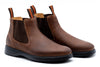 Windsor Saddle Leather Chelsea Boots - Chocolate