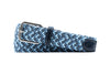 Newport Woven Italian Rayon Elastic Belt - Navy Multi