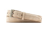 Royal Suede Belt - Bone