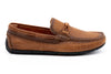 BERMUDA PEBBLE GRAIN BRAIDED BIT LOAFERS - OLD SADDLE - side