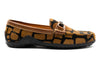 Bill "Hair On" Giraffe Print Leather Horse Bit Loafers - Giraffe