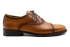 Cambridge Calf Leather Cap Toe - Whiskey - side